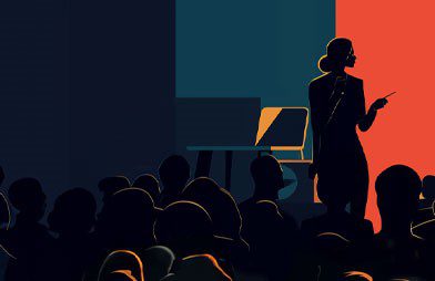 Business Speakers graphic.